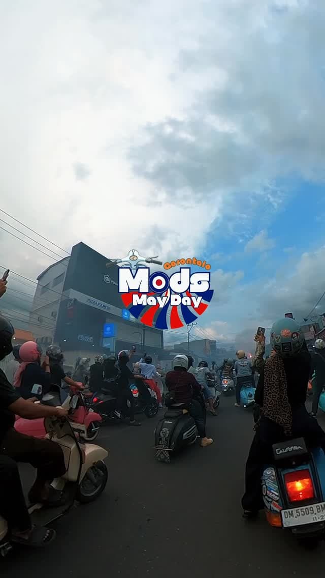 Suasana Gorontalo Mods May Day 2026, ruang silaturahmi bagi budaya Mods dan pencinta skuter klasik.