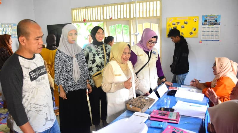 PKK Tinjau Pelaksanaan Posyandu di Leato Selatan