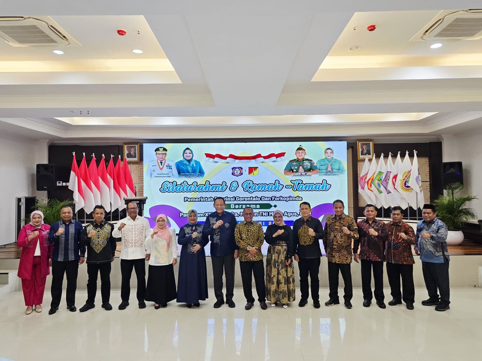 Sambut Pangdam XIII Merdeka, Pemprov Gorontalo Perkuat Sinergi