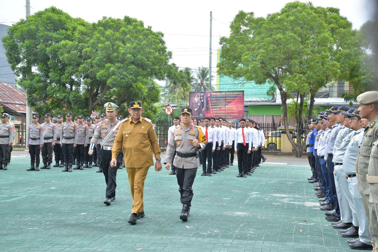 2.701 Personel Gabungan Siap Amankan Idulfitri di Gorontalo